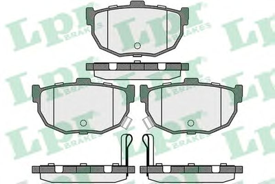 05P089 LPR - Гальмівні колодки до дисків LPR (05P089)
