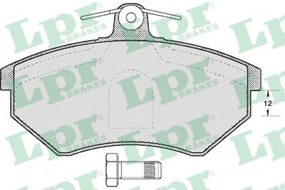 05P600 LPR - Гальмівні колодки до дисків LPR (05P600)