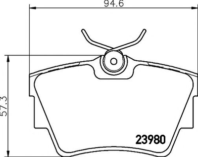 2398001 TEXTAR Гальмівні колодки до дисків Textar (2398001)