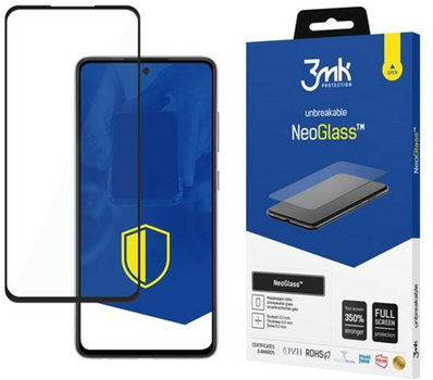 Захисне скло 3MK NeoGlass для Samsung Galaxy A52/A52 5G чорне (5903108370356)