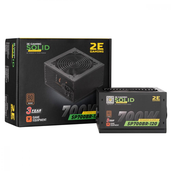 Блок питания 2E Gaming Power Supply SOLID 700W (2E-SP700BR-120)