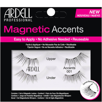 Zestaw rzęs Ardell Magnetic Accents Lashes 001 (74764679536)