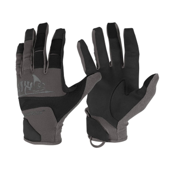 Рукавиці тактичні Helikon-Tex Range Tactical Gloves Black/Shadov Grey Чорні L