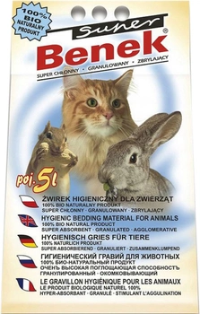 Наповнювач для домашніх тварин Super Benek Universal 5 л (5905397010104)