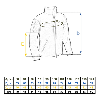 Куртка тактическая Флис со вставками SoftShell Оливковая 48