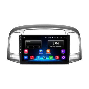 Штатная магнитола Lesko для Hyundai Accent III 2006-2011 экран 9" 2/32Gb Wi-Fi GPS Base Хюндай