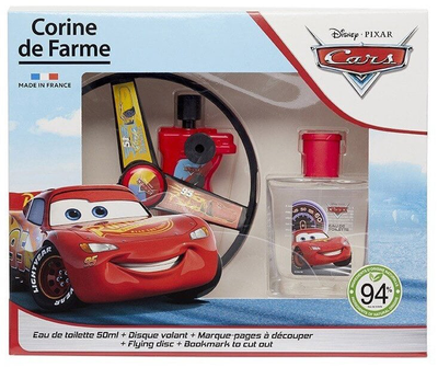 Zestaw dla dzieci Corine De Farme Disney Cars Woda toaletowa 50 ml + Akcesoria (3468080965249)