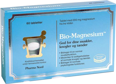 Suplementacja mineralna diety Pharma Nord Activecomple Magnesium 60comp (5709976231207)