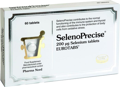 Suplementacja mineralna diety Pharma Nord Active Complex Selene Precise 60 Tablets (5709976022201)