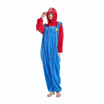 Піжама Кігурумі для Жінок Kigurumi Супер Маріо Super Mario Червоно-синій S 145-155 см. (1108/3)