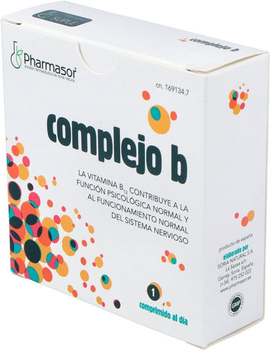 Kompleks witamin i minerałów Pharmasor B-Complex 28 Tablets (8470001691347)