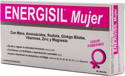 Комплекс вітамінів та мінералів Energisil Mujer 30 капсул (8436017722192)