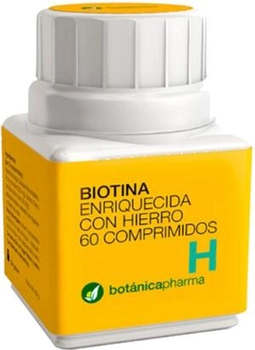 Kompleks minerałów Botanicanutrients Biotin with Iron 60Comp (8435045204007)