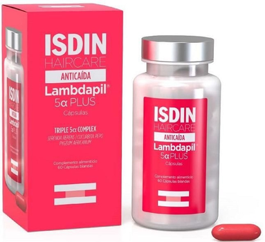 Suplement diety Isdin Anti- Hair Fall Lambdapil 5a Plus 60 Capsules (8429420222830)