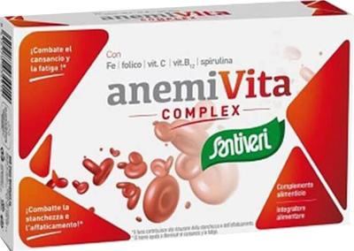 Kompleks witamin i minerałów Santiveri Anemivita Complex Iron 40 Capsules (8412170034914)
