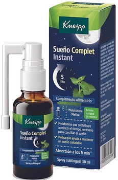 Комплекс вітамінів та мінералів Kneipp Sleep Complet Instant Spray 30 мл (4008233162928)