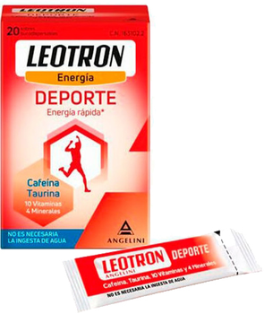 Kompleks witamin i minerałów Leotron Sport 20 Bucodispersible Sachets (8470001631022)