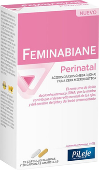 Kompleks witamin i minerałów Pileje Feminabiane Perinatal 56 capsules (3701145600588)