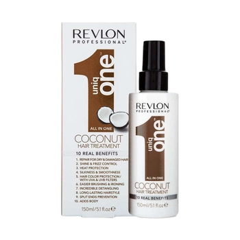 Spraye do włosów Revlon Uniq One All In One Coconut Hair Treatment Spray 150 ml (8432225129891)