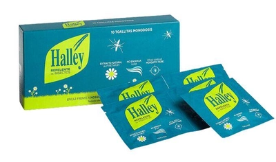 Serwetki od wszystkich owadów Halley Repellent Lotion Wipes 10 Ux10 g (8425108000127)