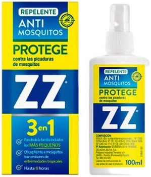 Rozpylać od wszystkich owadów Zz Otros Repelente Anti-Mosquitos 100 ml (8411125001100)