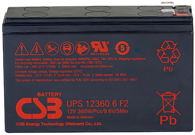 Аккумуляторная батарея CSB UPS123606 12V 6Ah (YT31035)