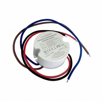 Блок живлення LED 20Вт, 1.67A, 12В, IP67 пластиковий корпус EC20125 ( 50x50x22мм )