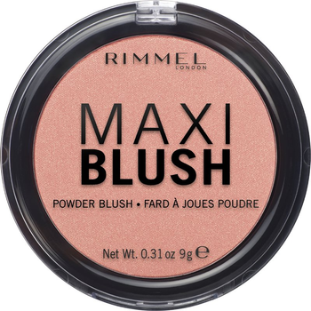 Róże do policzków Rimmel Maxi Blush Powder Blush 001 Third Base 9 g (3614226985835)