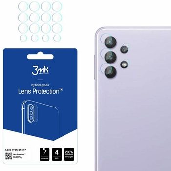 Szkło hybrydowe 3MK Lens Protection do obiektywu aparatu Samsung Galaxy A33 5G 4 szt (5903108461788)