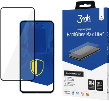 Захисне скло 3MK HardGlass Max Lite для Samsung Galaxy A54 5G (SM-A546) Black (5903108498890)