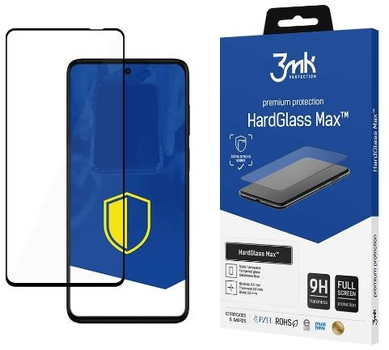 Szkło hartowane 3MK HardGlass Max dla Motorola Moto G42 czarne (5903108485715)