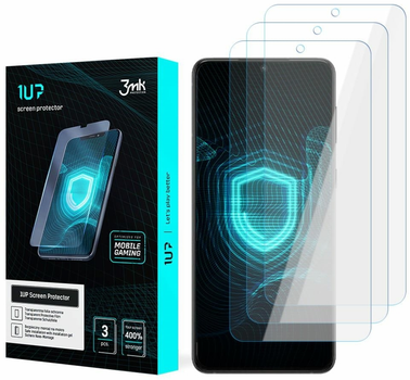 Комплект захисних плівок 3MK 1UP screen protector для Apple iPhone 15 3 шт (5903108535274)