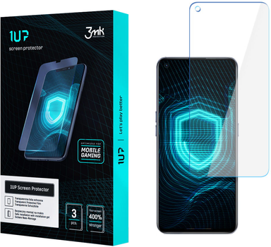 Комплект захисних плівок 3MK 1UP screen protector для Realme 8 Pro 3 шт (5903108393966)