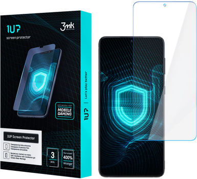 Комплект захисних плівок 3MK 1UP screen protector для Samsung Galaxy S21 Ultra 5G (SM-G998) 3 шт (5903108398084)