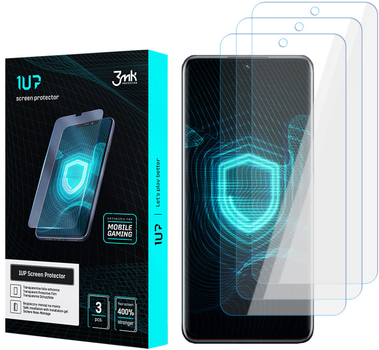 Zestaw folii ochronnych 3MK 1UP screen protector do Xiaomi 12/12X 3 szt (5903108455541)