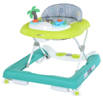 Детские ходунки el camino me 1103 Tropical Green с музыкой и светом