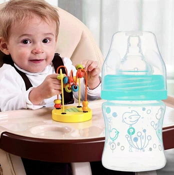 Пляшка антиколікова з широким отвором (Бірюзовий) 120 мл. (0+) "BabyOno"