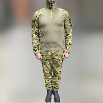 Военная форма (убакс + брюки), коттон (хлопок), Мультикам, размер L, форма ЗСУ, тактическая одежда