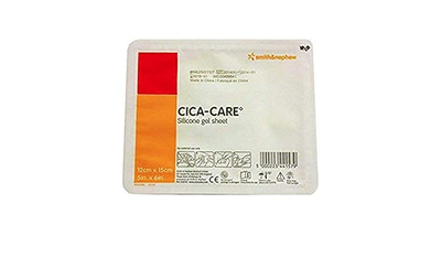 Силиконовый гелевый пластырь Cica-Care 12смх15см для лечения рубцов и шрамов 1 шт