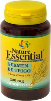 Kwasy tłuszczowe Nature Essential Wheat Germ Oil 500 mg (8435041332384)
