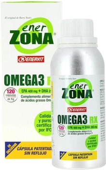 Жирні кислоти Enervit Enerzona Omega 3 Rx Oil De Pescado 120 капсул (8470001695505)