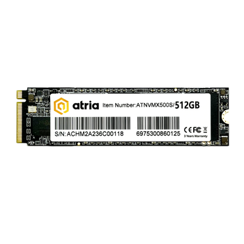 Накопичувач SSD M.2 ATRIA ATNVMX500S/512 512ГБ/3D NAND TLC