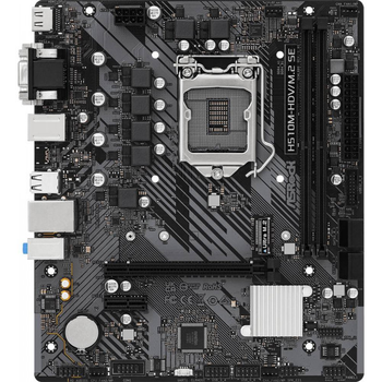 Материнская плата ASRock H510M-HDV/M.2 SE 1200/H470 2хDDR4 1xPCIex16 4xSATA HDMI/DVI/VGA mATX