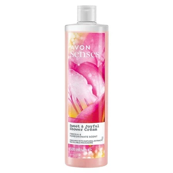 Крем-гель для душа Avon Senses «Счастливые моменты» с ароматом граната и фрезии 500 мл