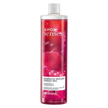 Гель для душа Avon Senses «Малиновое удовольствие», 500 мл