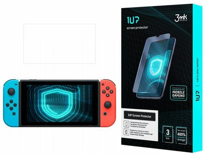 Комплект захисних плівок 3MK 1UP screen protector для Nintendo Switch 3 шт (5903108460019)