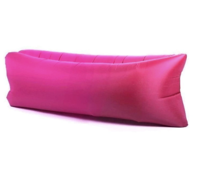 Надувной лежак для отдыха шезлонг UNVRSL Cloud lounger розовый (YС1151)