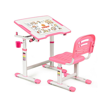 Комплект Evo-kids Evo-07 Pink (парта + стул) Розовый (Evo-07 Pink)