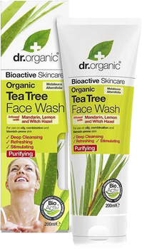 Гель для вмивання Dr.Organic Tea Tree Face Wash 200 мл (5060176672710)