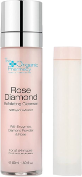 Żel do mycia twarzy The Organic Pharmacy New Rose Diamond Exfoliating Cleanse 50 ml (5060373520142)